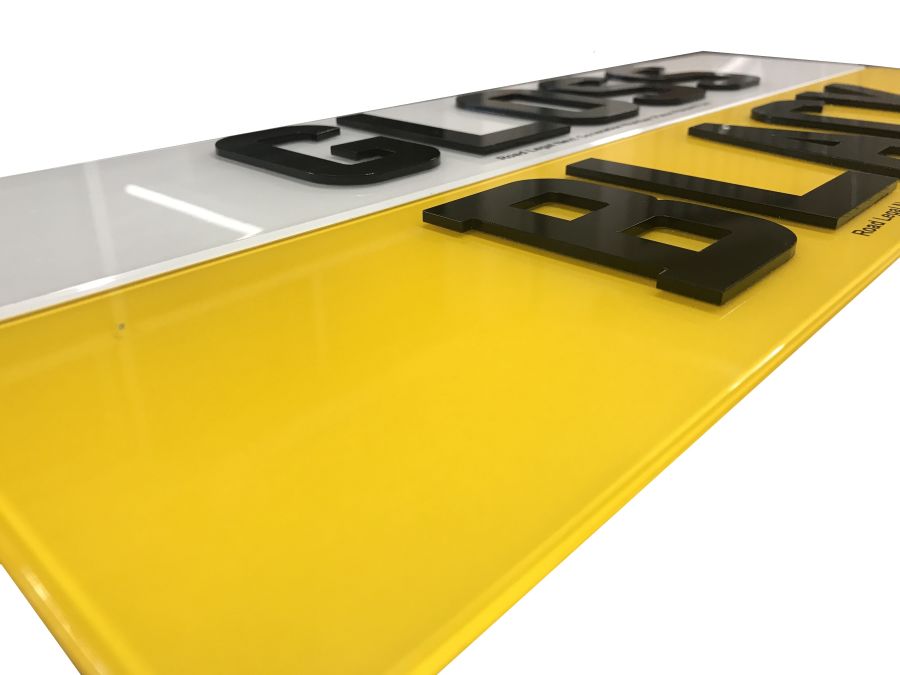 Premium 4D Number Plates - Bold & Legal Designs - Stylish & Durable